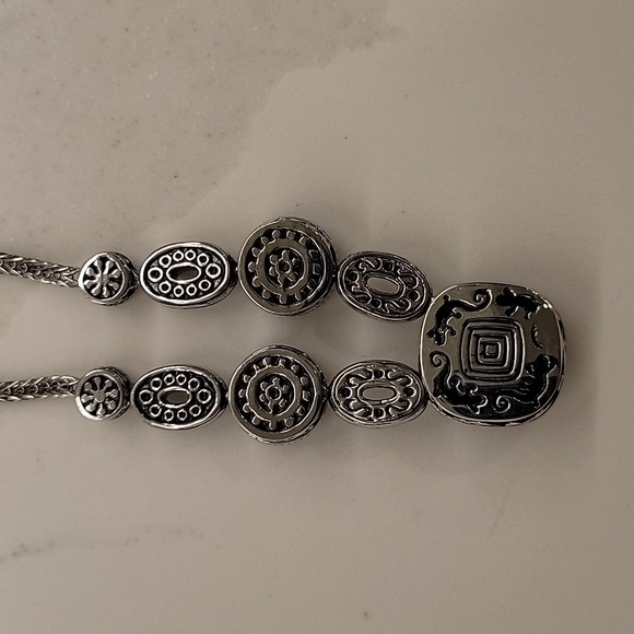 Tocara Stainless Steel Purple Sunstone Necklace - Picture 7 of 8